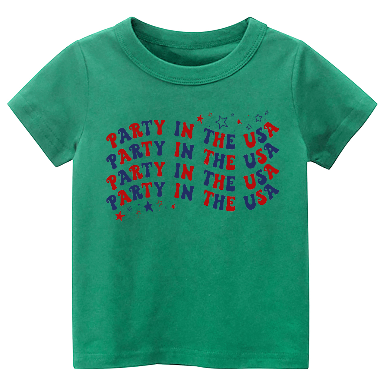 Party In The USA Wave Font Retro Toddler Tees