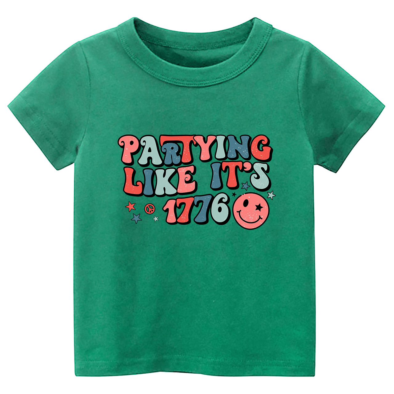 Partying Like It's 1776 Retro Toddler Tees