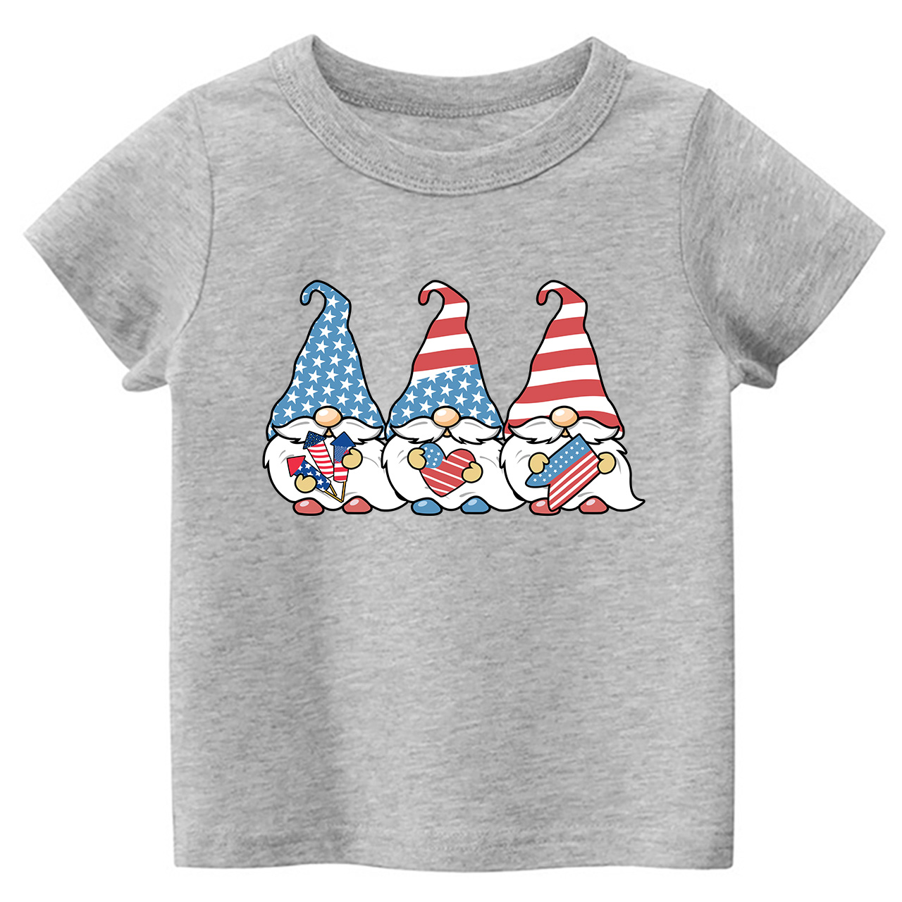 4th Of July Gnome Toddler Tees