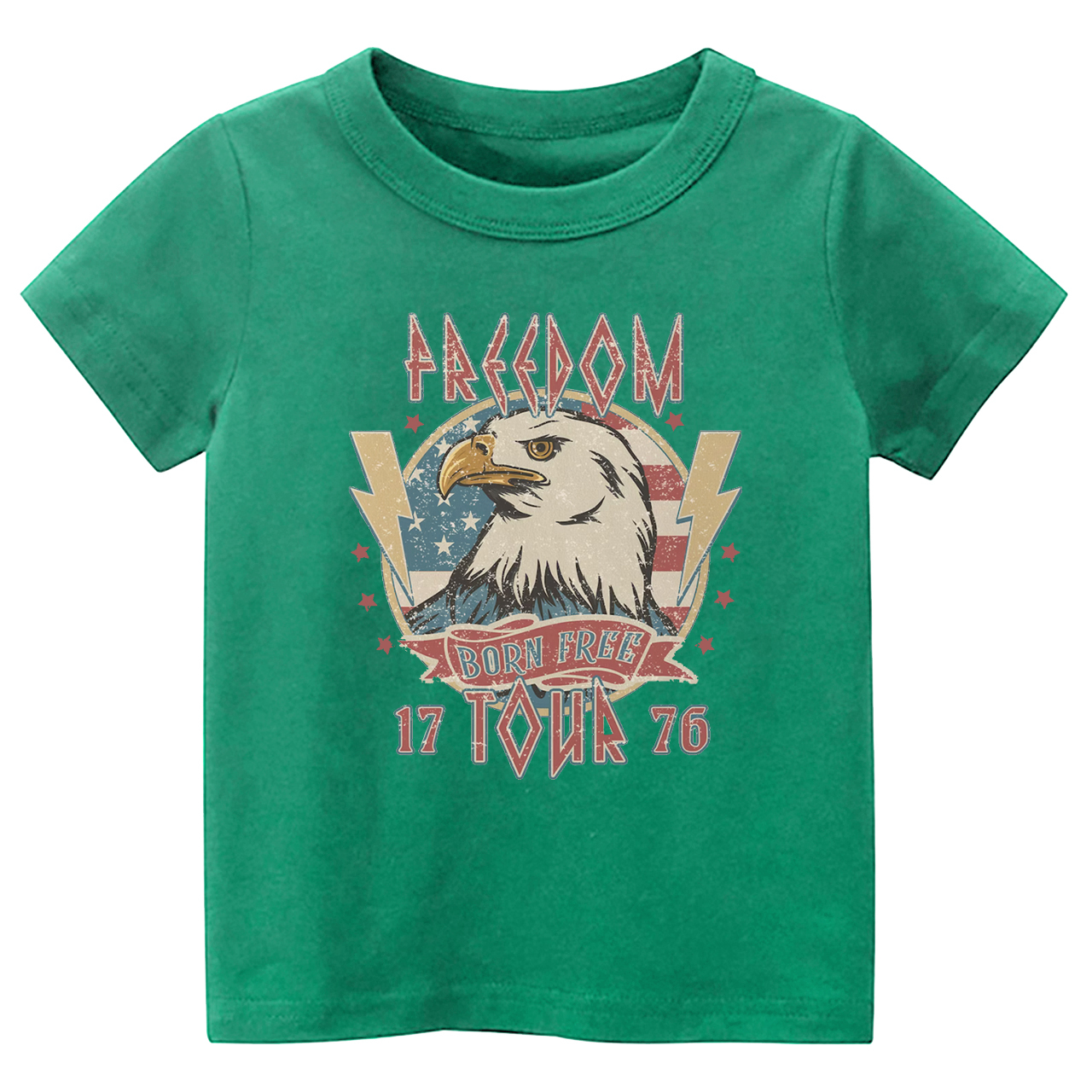 Freedom Born Free 1776 Tour Toddler Tees