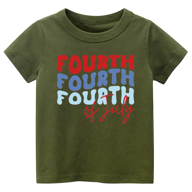 Groovy America 4th Of July Toddler Tees