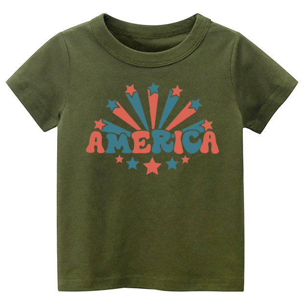 America Star 4th Of July Toddler Tees