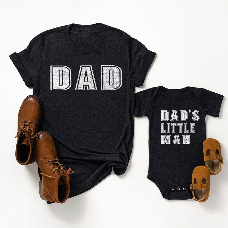 Dad And His Little Man Matching Shirts