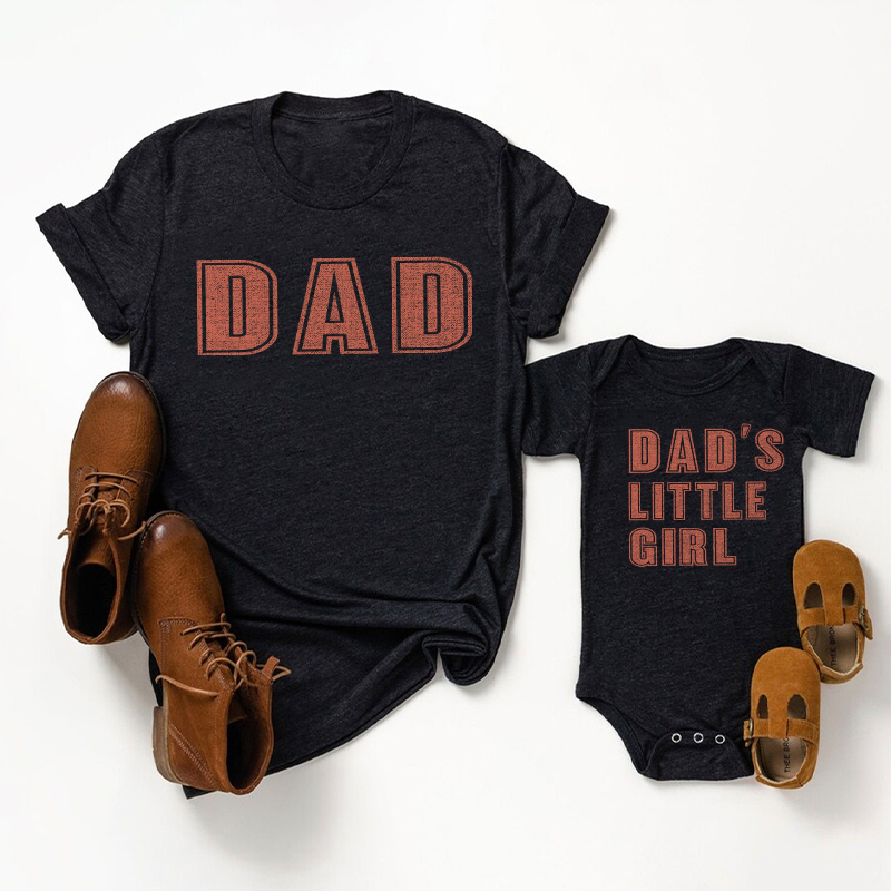 Dad And His Little Girl Matching Shirts