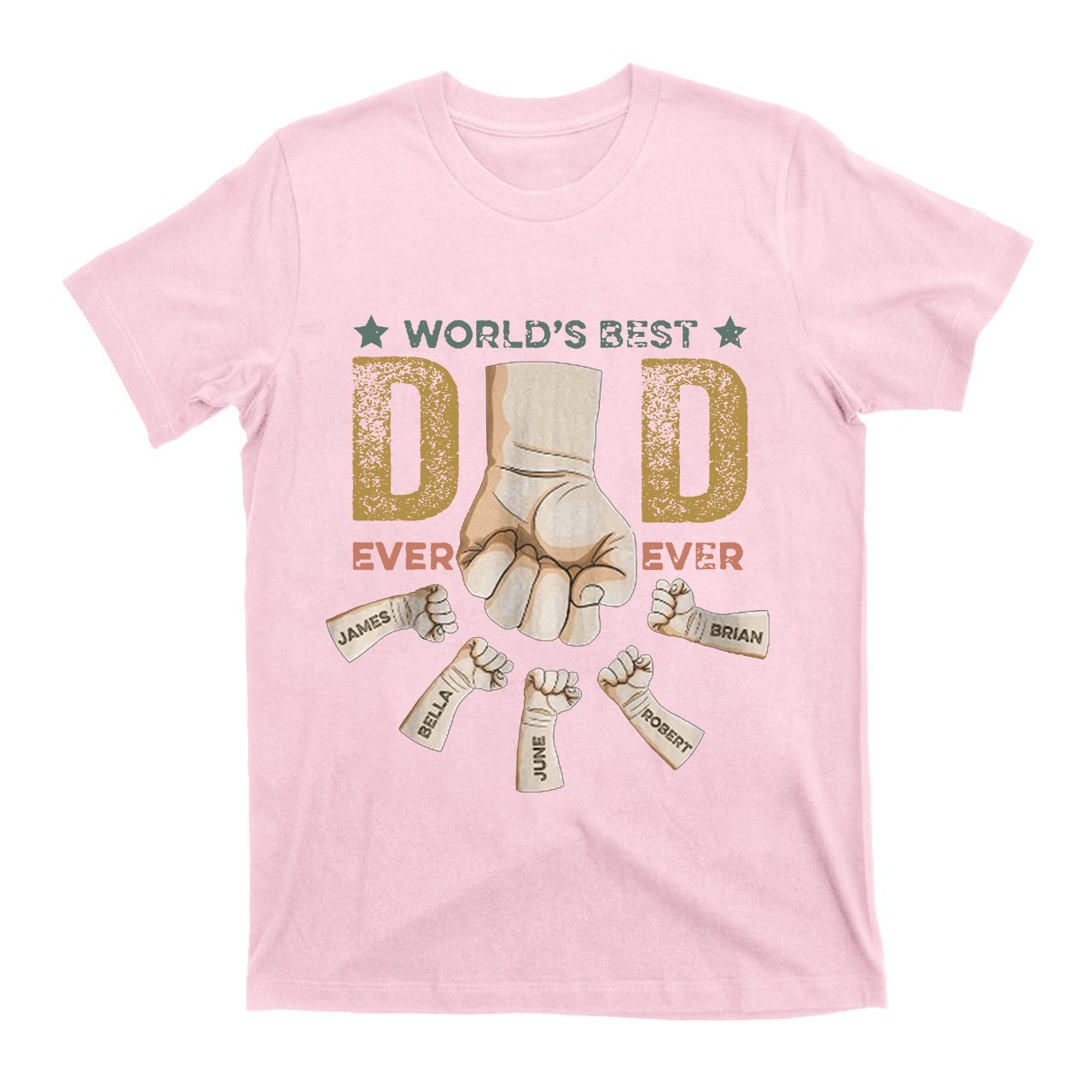 Best Dad Ever Ever PersonzalFather Funny Shirt