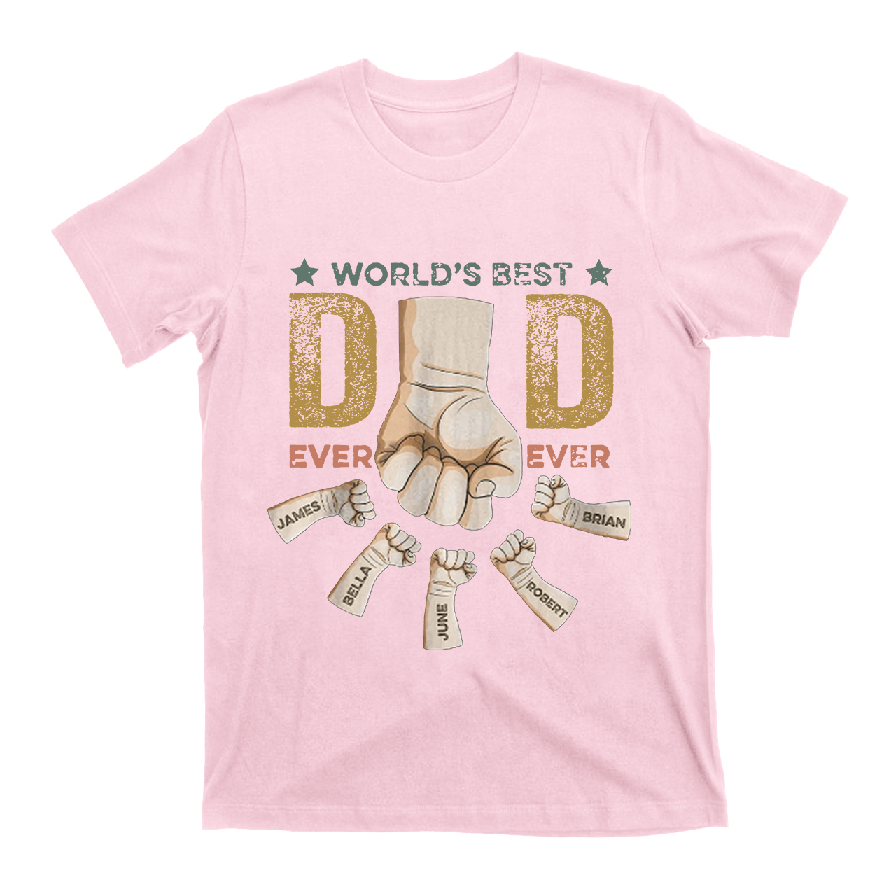 Best Dad Ever Ever PersonzalFather Funny Shirt