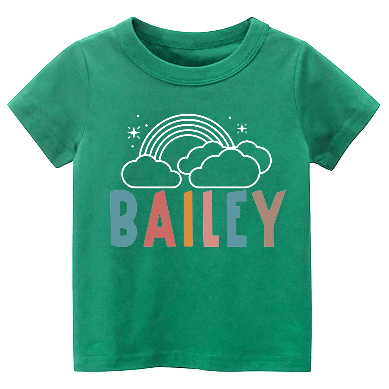 Cloud Rainbow Personalized Toddler Shirts
