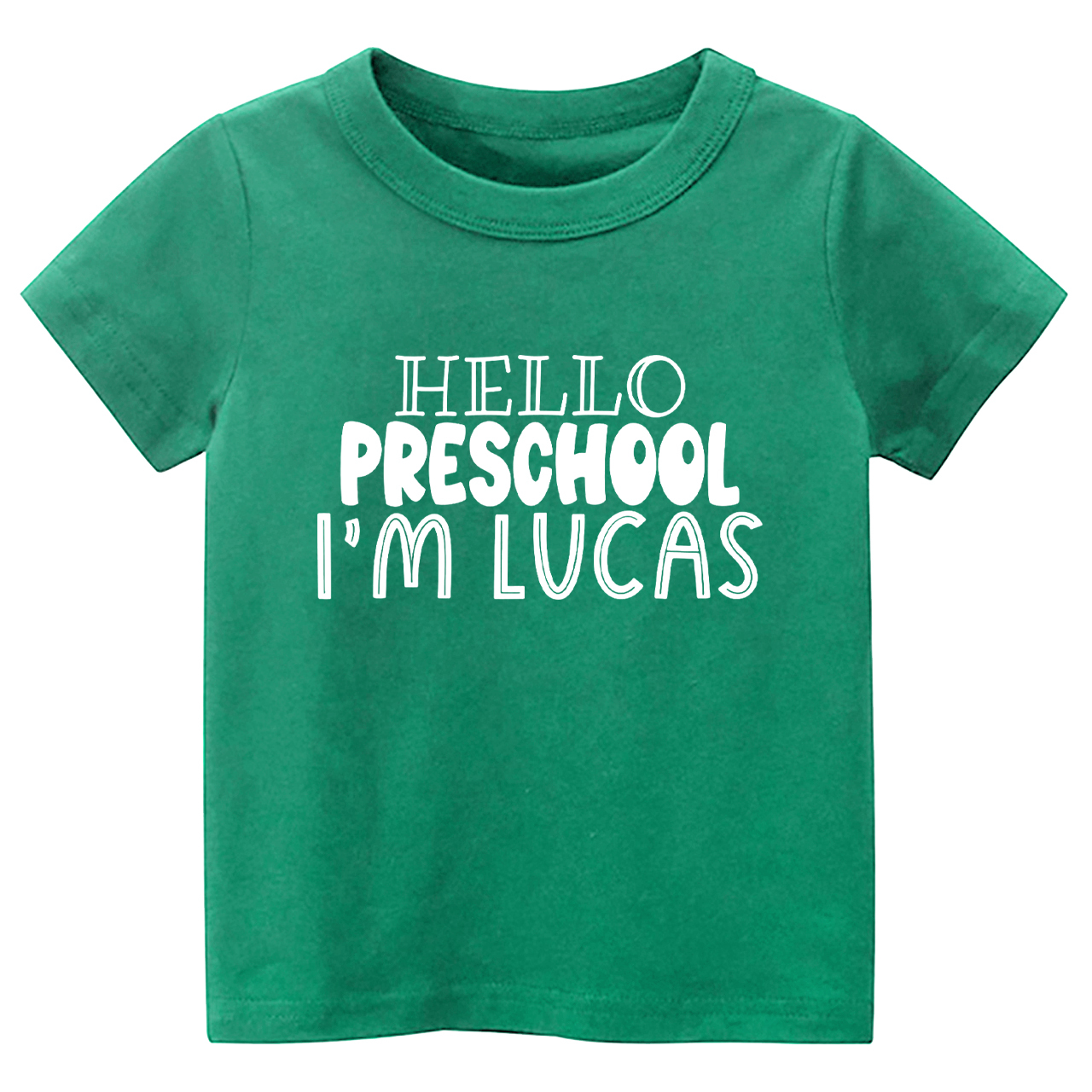 Personalized Hello Preschool Back To School Toddler Shirts