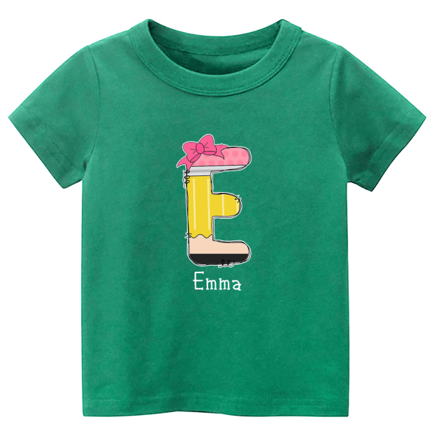 Custom Name Back To School Toddler Shirts