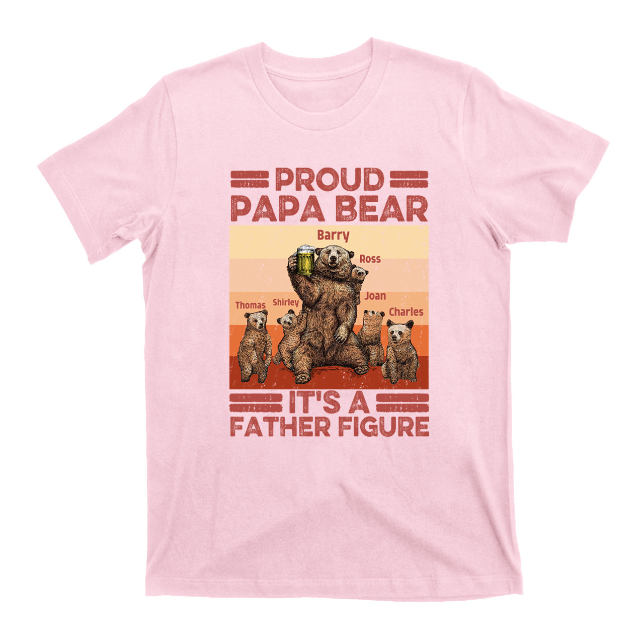It's A Father Gigure Personzalized Father Funny Shirt