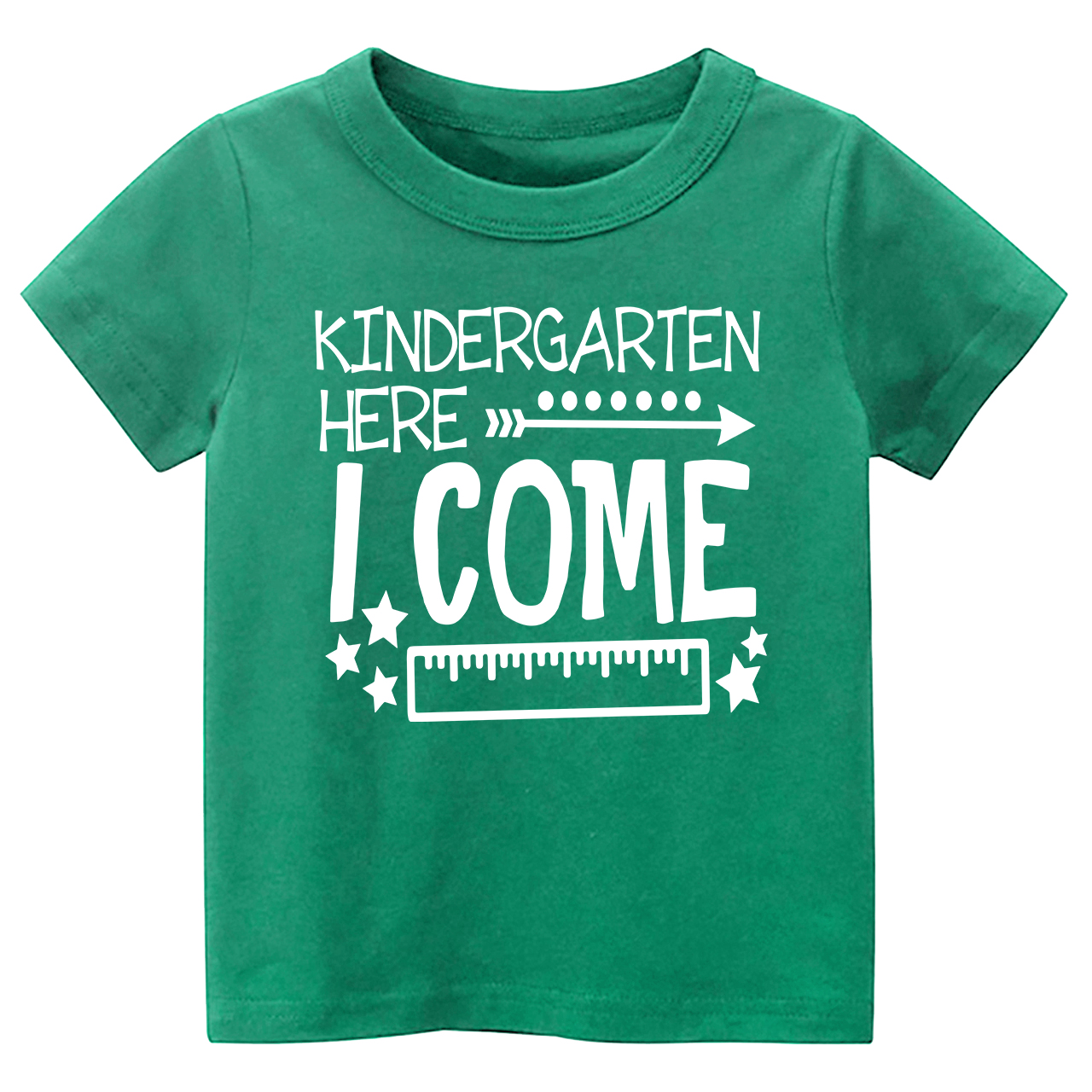 Kindergarten Here I Come Back To School Toddler Shirts