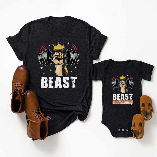 Beast And Beast In Training Father's Day T-Shirt