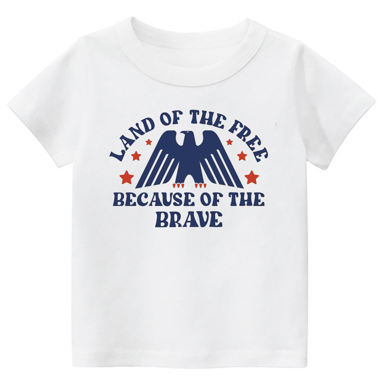 Land Of The Free Because Of The Brave Toddler Shirt