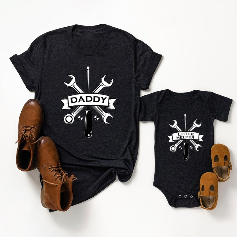 Daddy & Daddy's Little Helper Matching Father's Day Shirt