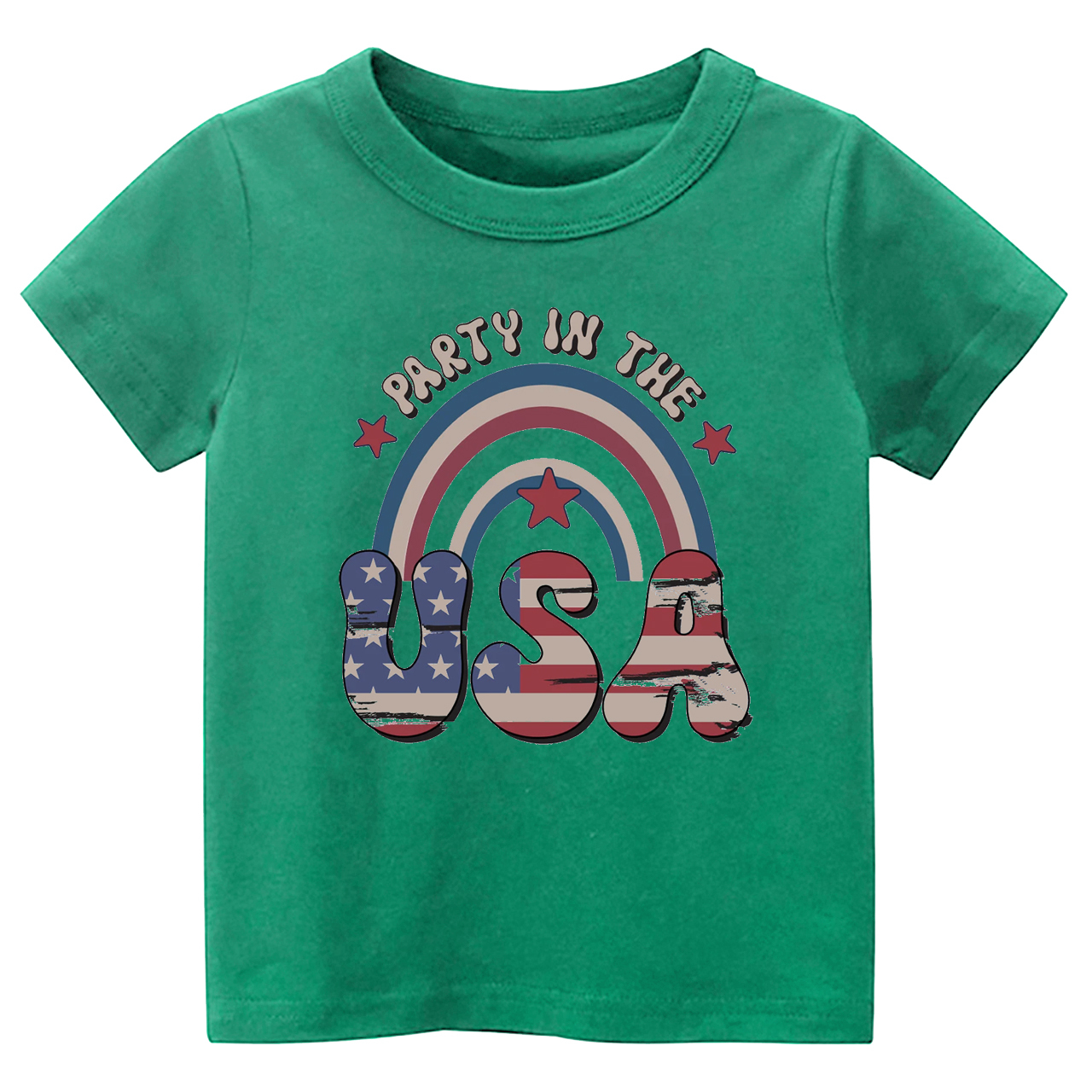 Party In USA Rainbow Toddler Shirt