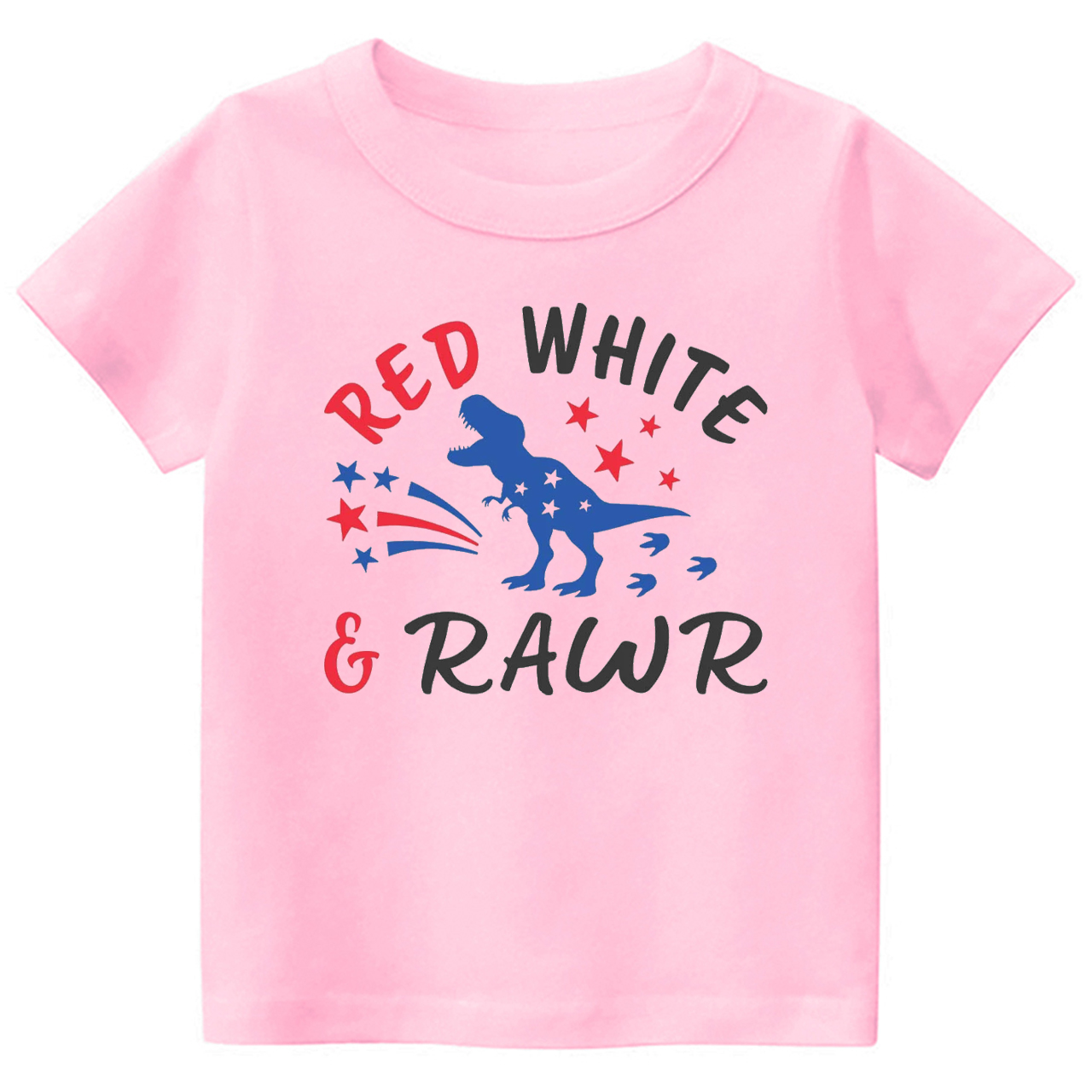 Red White And Rawr Toddler Shirt