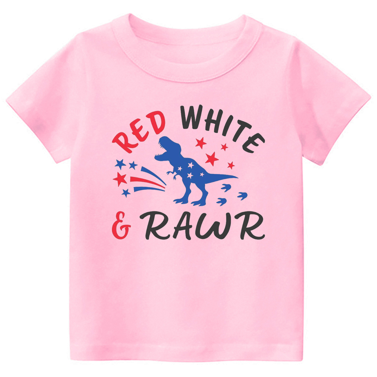 Red White And Rawr Toddler Shirt