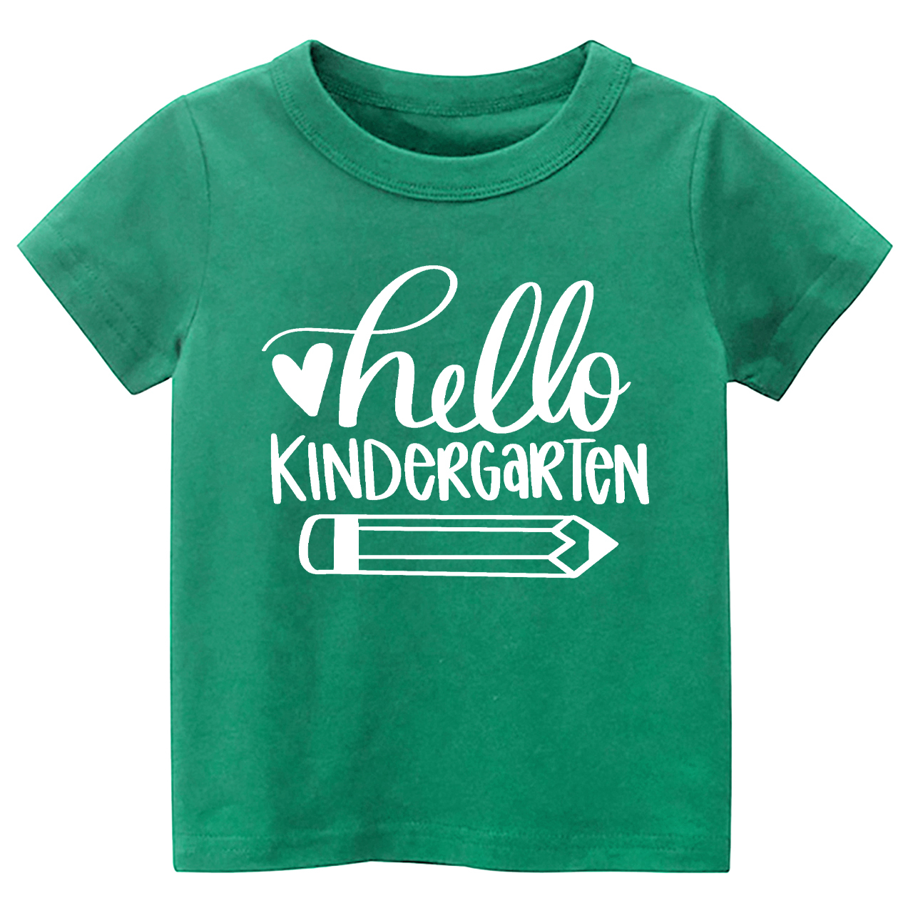 Hello Kindergarten Pencil For Students Retro Shirt