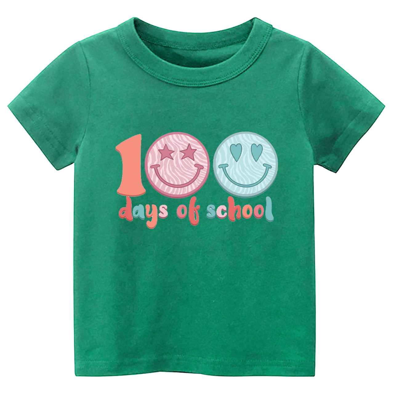 100 Days Of School Retro Kids Shirts