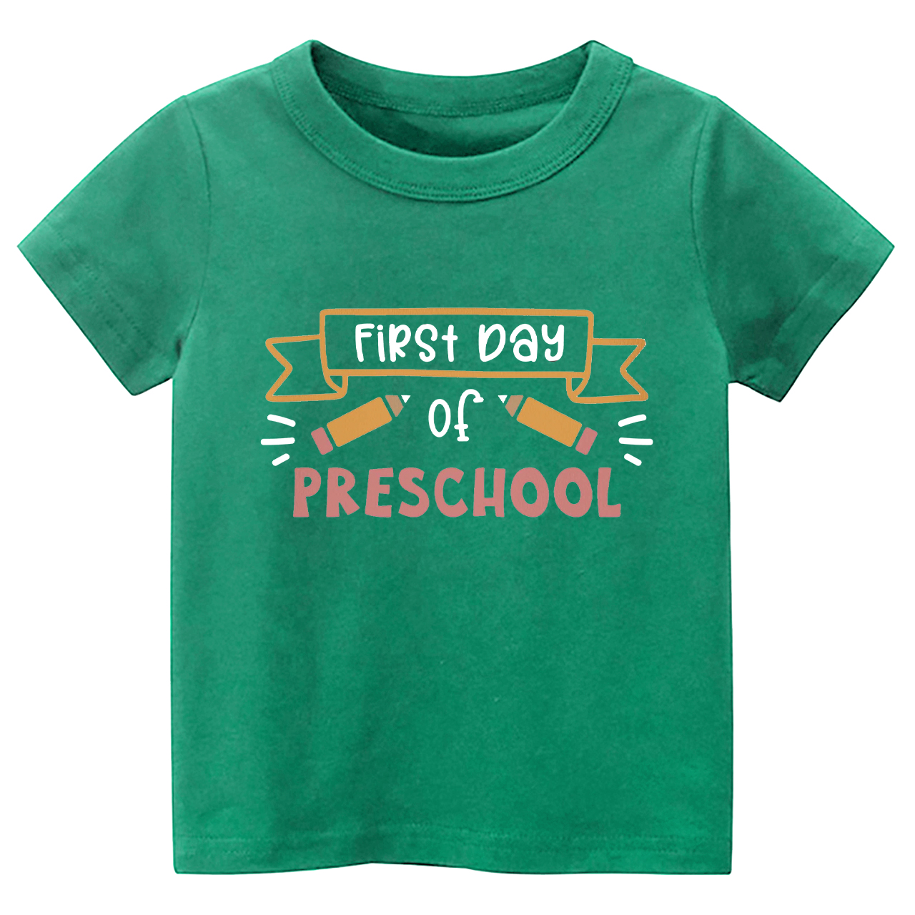 Personalized Hello Preschool Yellow Pens Kids Shirts