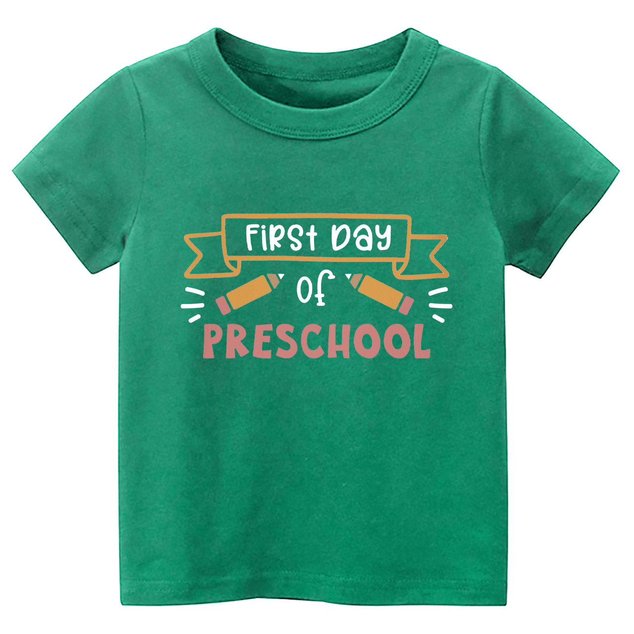 Personalized Hello Preschool Yellow Pens Kids Shirts