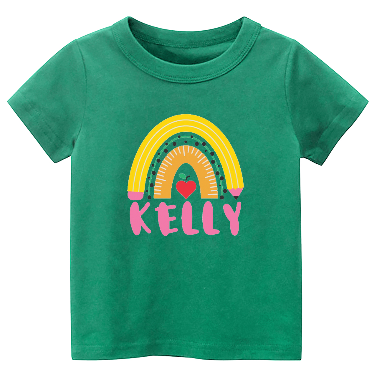 Personalized Pencil Rainbow Shirt Back To School