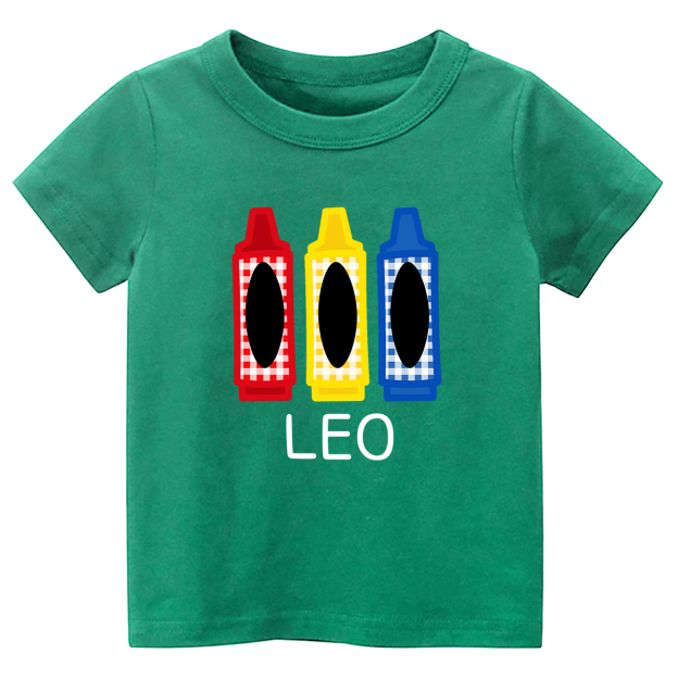 Crayon Kindergarten First Day Kids Shirt