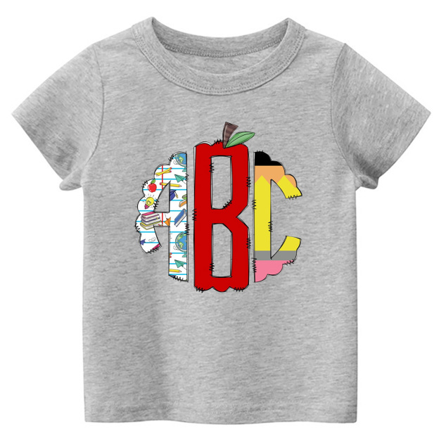 Toddler Back To School Print Shirt