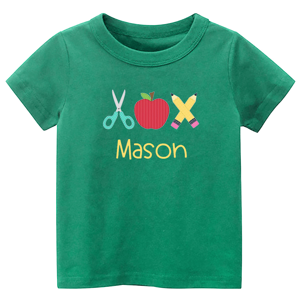 Personalized Back To School Heart Kids Shirt