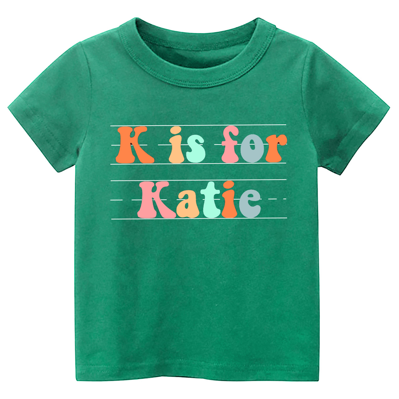  Personalized Alphabet Name Preschool Shirt For Kids