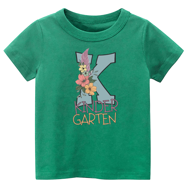 Natural Kindergarten Shirts For School Kids
