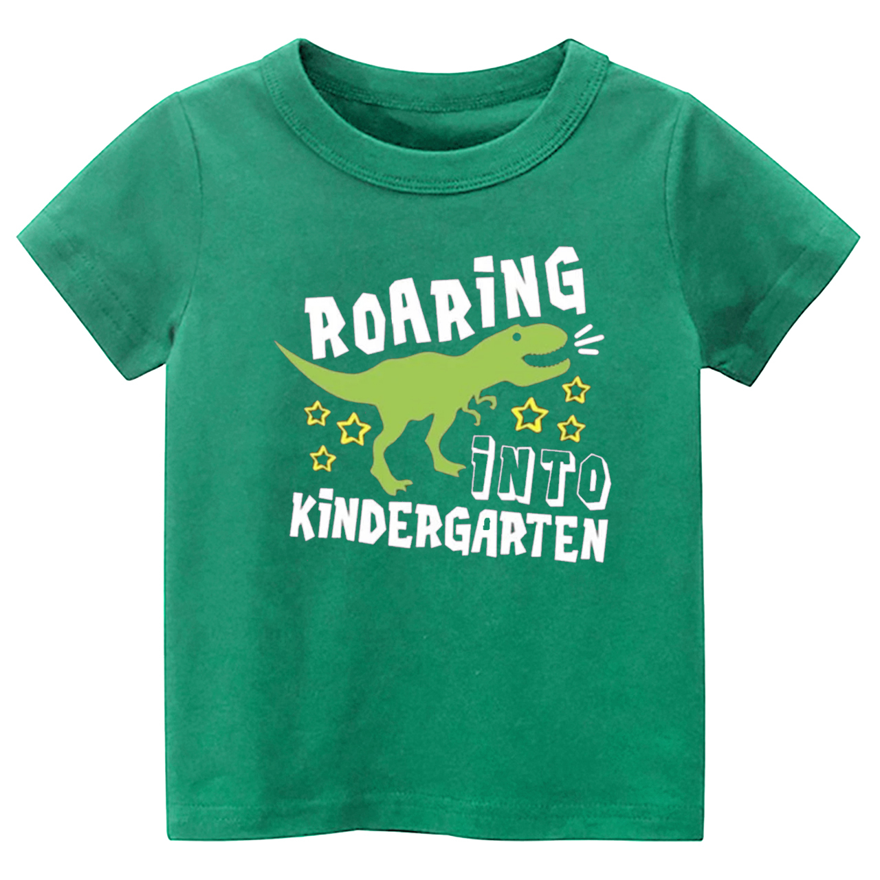 Roaring Into Kindergarten Back To School Kids Shirts
