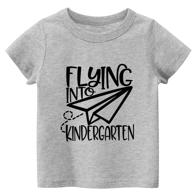 Flying Into Kindergarten School Kids T-shirts