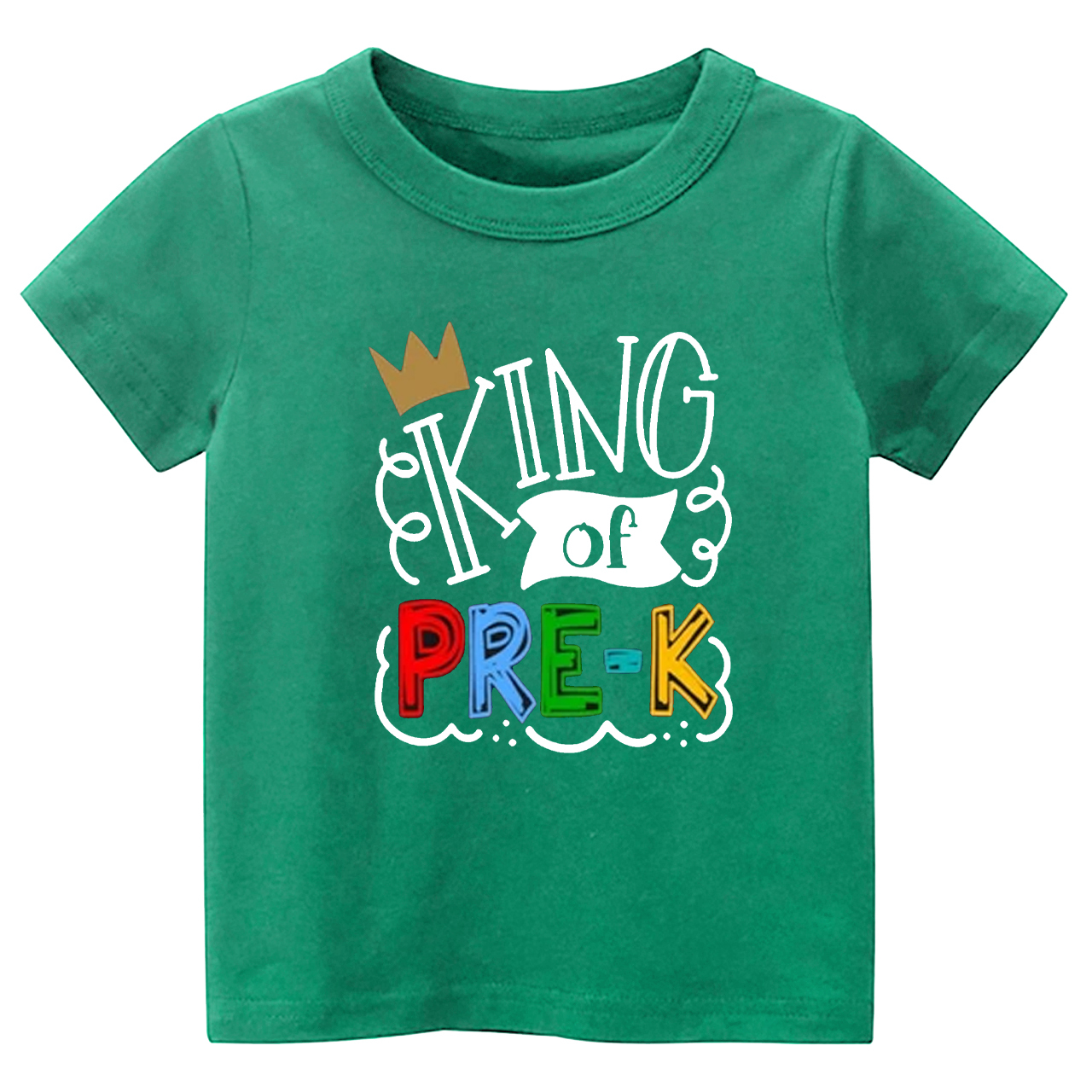 King Of Pre-K Back To School Kids T-shirts