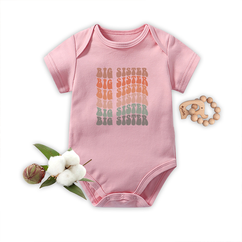 Retro Big Sister Baby Bodysuit