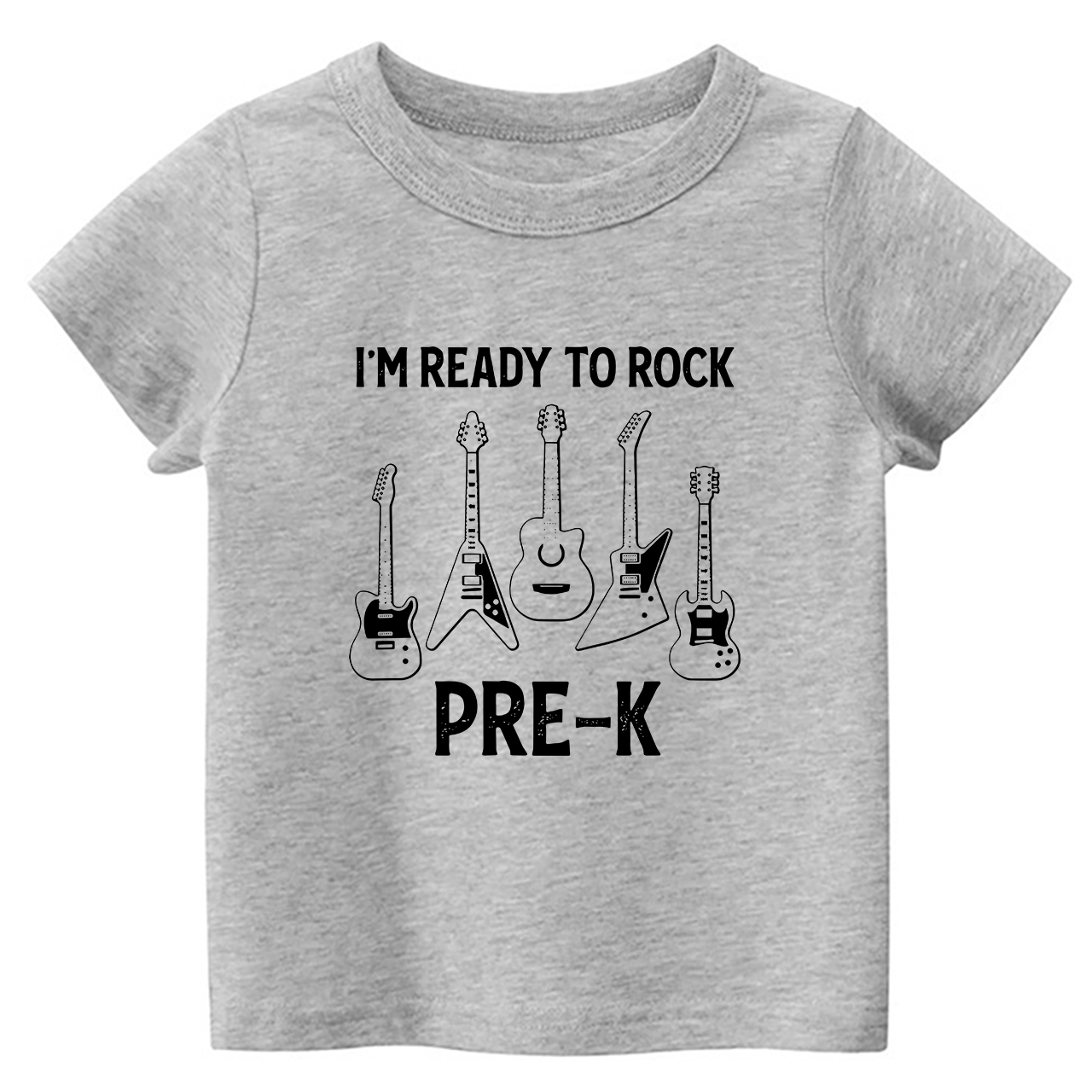 Personalized Kids Funny School T-Shirt Ready To Rock