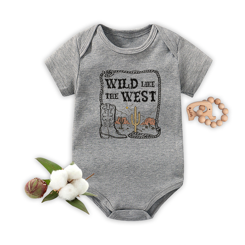 Wild Like The West Baby Bodysuit