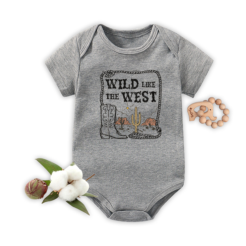 Wild Like The West Baby Bodysuit