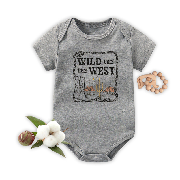 Wild Like The West Baby Bodysuit