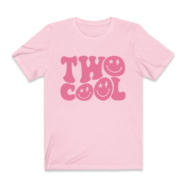 Two Cool Happy Face Retro T-Shirt