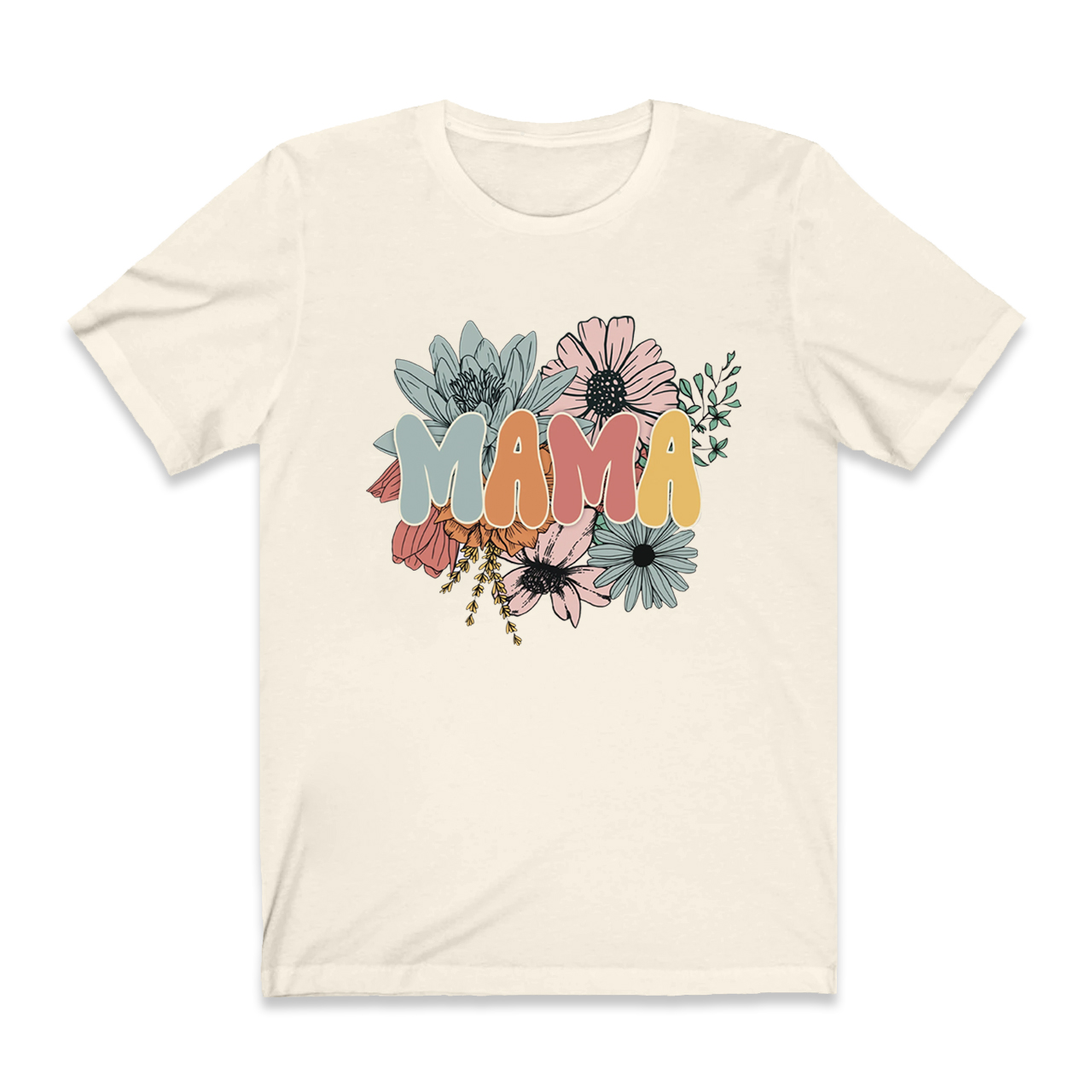 Retro Floral Gift Tees For Mom