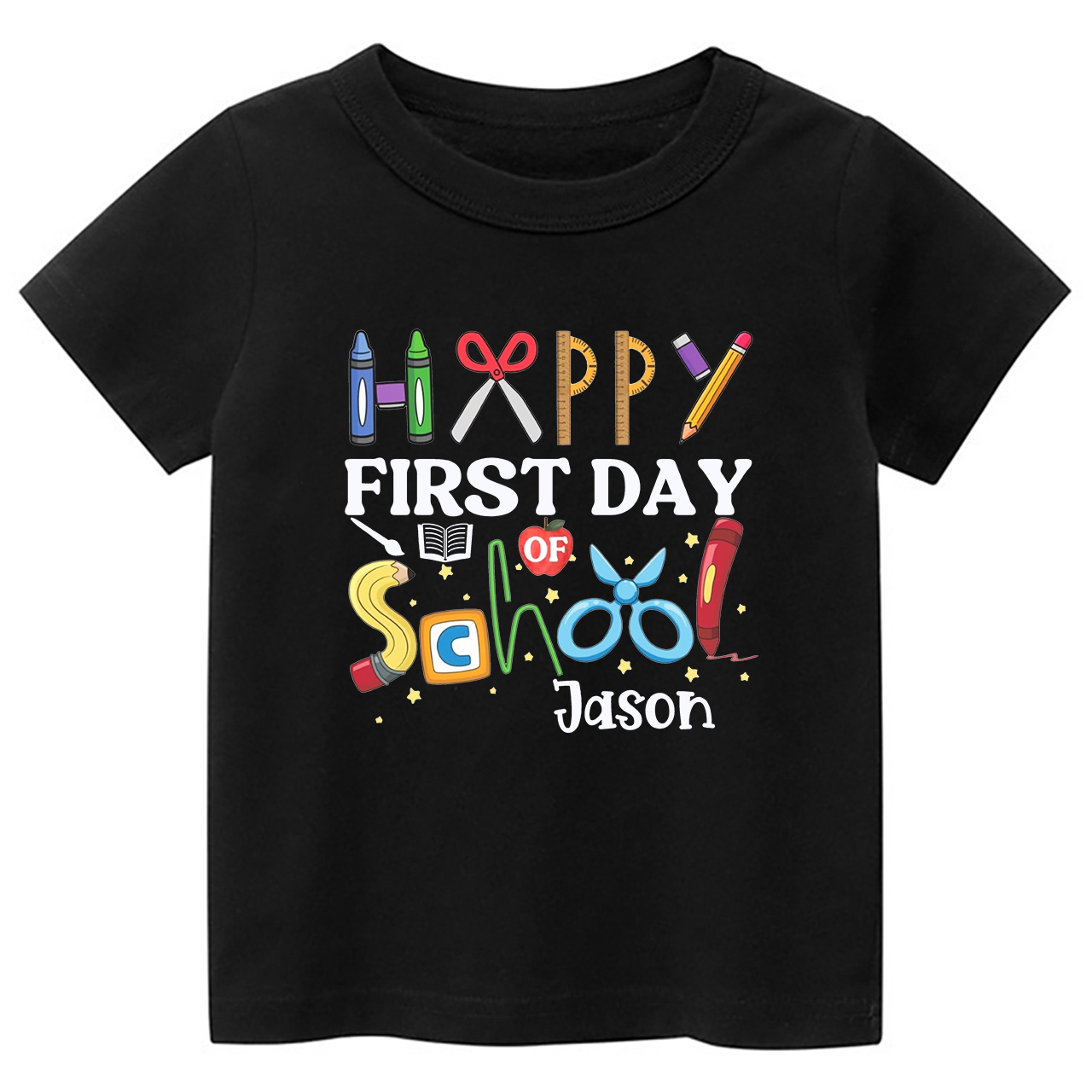 Personalized First Day of Shirt For School Kids