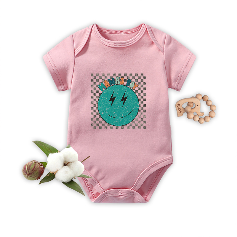 Mama's Boy Retro Baby Bodysuit