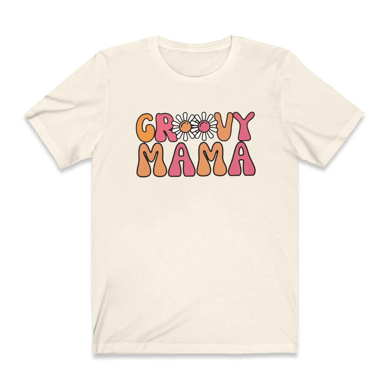 Groovy Mama Hippie Mom T-Shirt