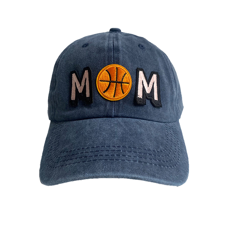 Basketball Mom Letter Embroidered Baseball Caps