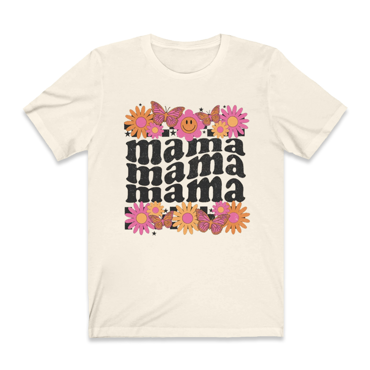 Floral Mama Shirt Retro Style