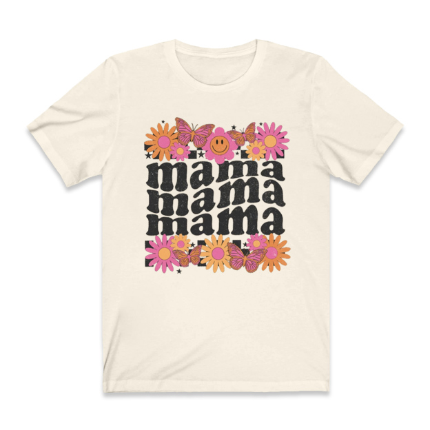 Floral Mama Shirt Retro Style