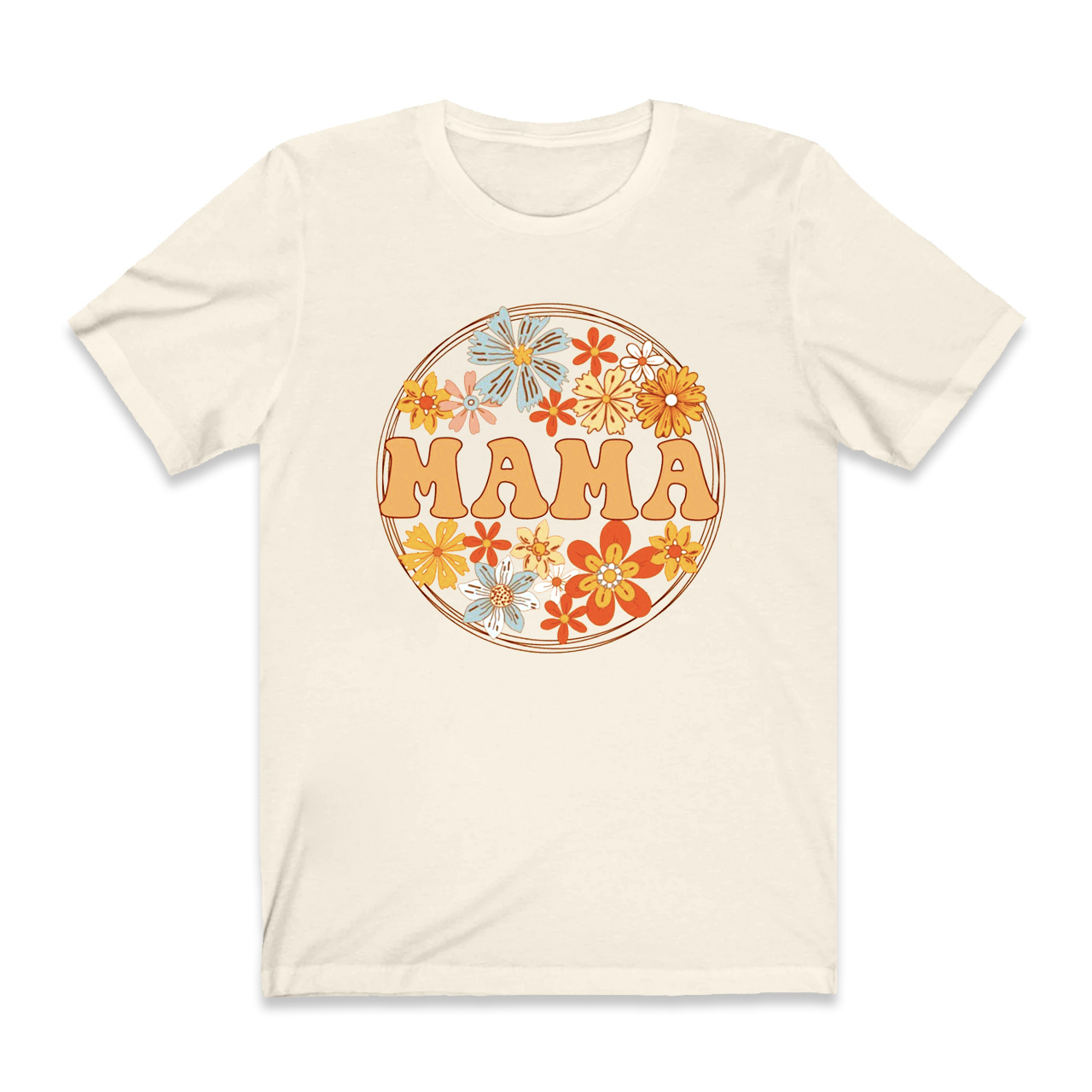 Wild Flowers Retro Gift Shirt For Woman