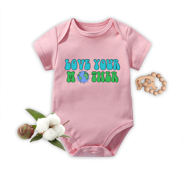 Love Your Mother Earth Day Baby Bodysuit