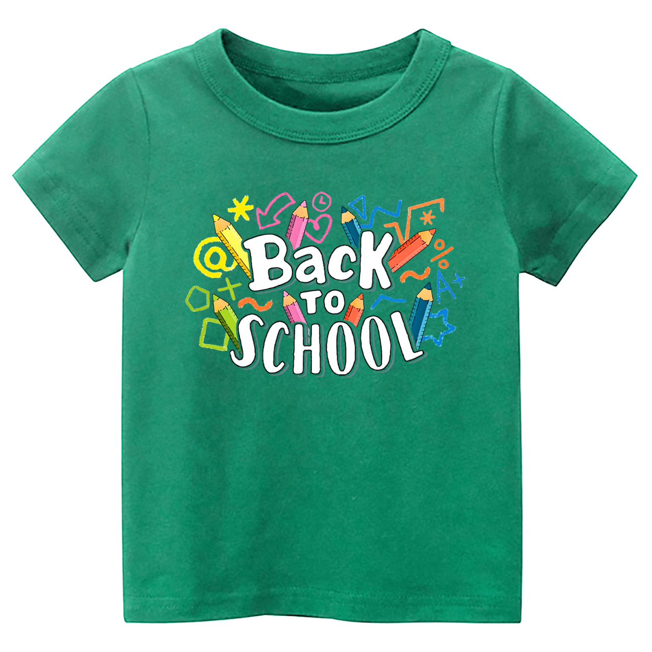 Back To School Crayons Shirt For Kids